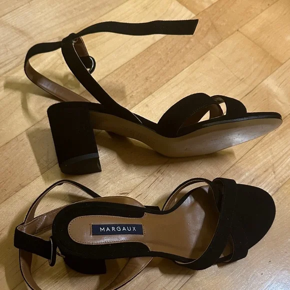 Margaux Black City Sandals - Picture 3 of 5